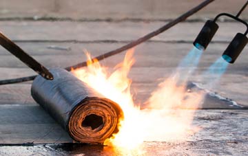 Llangattock Lingoed asphalt flat roofing repairs